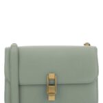 Saint Laurent Sage Green Leather Carrã Shoulder Bag