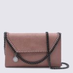 Stella McCartney Brown Faux Leather Falabella Mini Crossbody Shoulder Bag