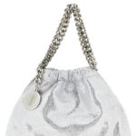 Stella McCartney Falabella Mini Drawstring crossbody Bag Silver Polyester - Women