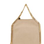 Stella McCartney Falabella Mini Shoulder Bag With Handle And Chain Strap In Ecoleather White Women