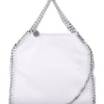 Stella McCartney Falabella mini tote Airlite Pearl Grey Polyester Shoulder Bag - Women