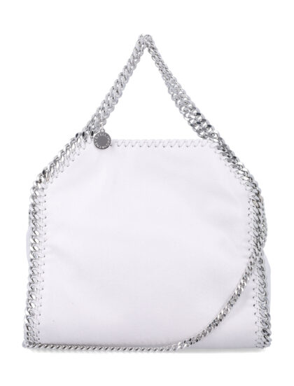 Stella McCartney Falabella mini tote Airlite Pearl Grey Polyester Shoulder Bag - Women