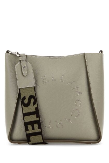 Stella McCartney Grey Alter Mat Stella Logo Crossbody Bag Moss Polyamid Borse A Tracolla - Women