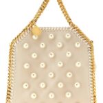 Stella McCartney Micro Falabella handbag White Polyester Hand Bags - Women