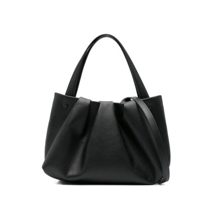 The-moirè Pleated Tote Bag
