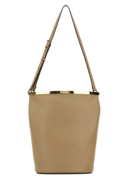 Tod's Beige Leather Magenta Bucket Bag Corda Borse A Secchiello - Women