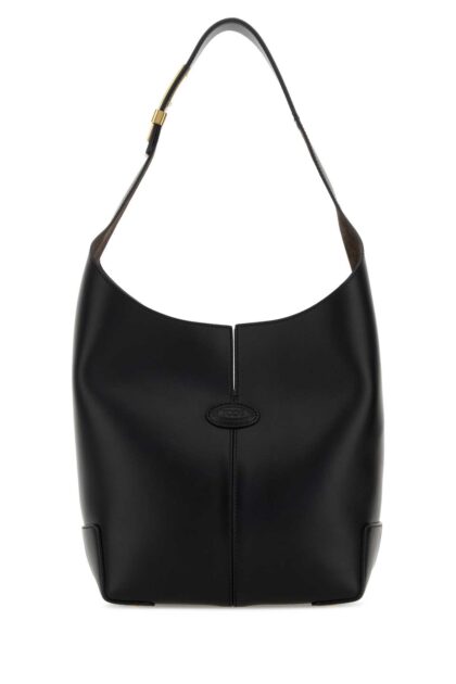 Tod's Black Leather Bucket Bag