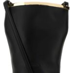 Tod's Black Leather Magenta Bucket Bag