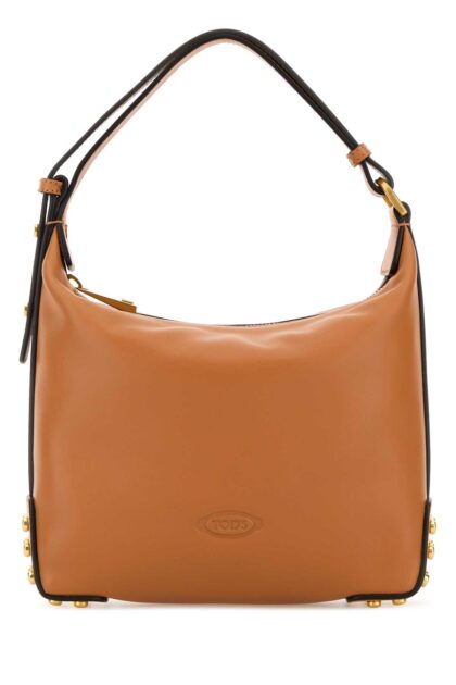 Tod's Orange Leather Shoulder Bag