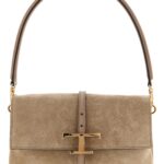 Tod's Tse Tracollina mini shoulder bag Beige Calfskin Leather (bos Taurus) - Women