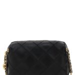 Tory Burch Fleming small crossbody bag Black Lamb Leather (ovis Aries) - Women
