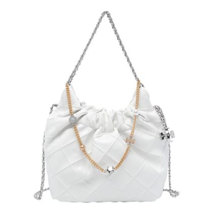 Tory Burch Mini Fleming Distressed Hobo Bag