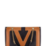 Valentino Garavani Black Nappa Leather Small Viva Superstar Shoulder Bag