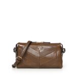 Valentino Garavani Panthea Chevron Nappa Leather Shoulder Bag