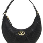 Valentino Garavani Quiltie 67mini shoulder bag Black Lamb Leather (ovis Aries) - Women