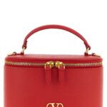 Valentino Garavani Vlogo Signature mini crossbody bag Red Calfskin Leather (bos Taurus) - Women