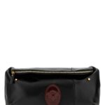 Versace Black Nappa Leather Lou Belt Bag Blackrosewood Marsupi - Men