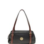 Versace Emblème Bowling Nappa Shoulder Bag