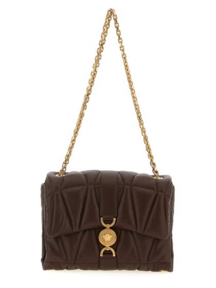 Versace Kleio shoulder bag Brown Lamb Leather (ovis Aries) - Women