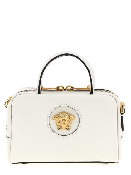 Versace La Medusa mini handbag White Calfskin Leather (bos Taurus) Hand Bags - Women