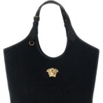 Versace Medium La Medusa shopping bag Black Cotton Tote - Women