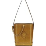 Versace Small Leather Pivot Bucket Bag