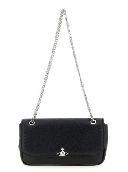 Vivienne Westwood Orb Crossbody Bag Black Polyurethane - Women