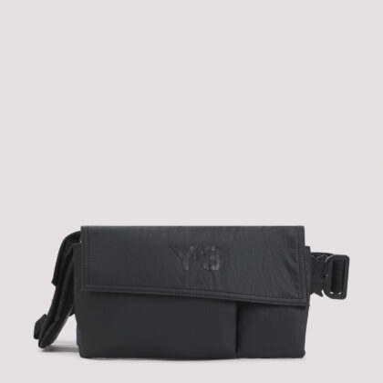 Y 3 Y-3 Work Black Belt Polyamide Bag - Men