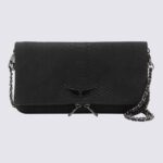 Zadig & Voltaire Black Leather Rock Soft Savage Shoulder Bag