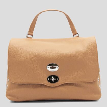 Zanellato Beige Leather Postina Baby Top Handle Bag