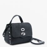 Zanellato Black Leather Postina Cbi Top Handle Bag