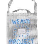 Anya Hindmarch Weave Project Embroidered Striped Tote Bag