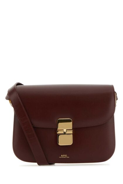A. P.C. Grape Leather Small Grace Crossbody Bag Gae Vache Borse A Mano - Women