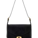 Balenciaga Black Leather Medium Clicca Shoulder Bag Borse A Mano - Women