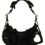 Balenciaga Black Satin Le Cagole Xs Shoulder Bag Borse A Mano - Women