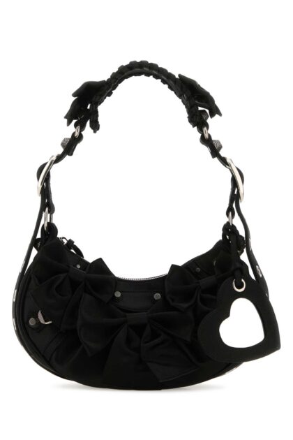 Balenciaga Black Satin Le Cagole Xs Shoulder Bag Borse A Mano - Women