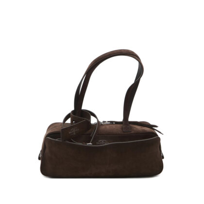 Balenciaga Carrie Clip Two-top-handles Bowling Shoulder Bag
