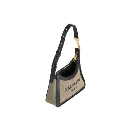 Balmain B-Army Shoulder Bag Green Cotton - Women