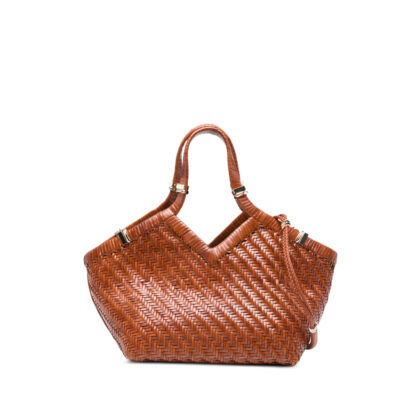 Benedetta Bruzziches Woven Leather Tote Bag