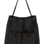Black Leather Large Prada Route Shopping Bag Nero Borse A Mano - Women