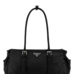 Black Leather Medium Prada Bonnie Shoulder Bag Nero Borse A Mano - Women