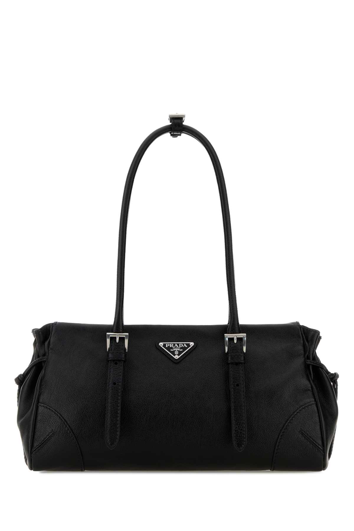 Black Leather Medium Prada Bonnie Shoulder Bag Nero Borse A Mano - Women