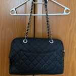 Chanel Black Caviar Leather Camera Bag