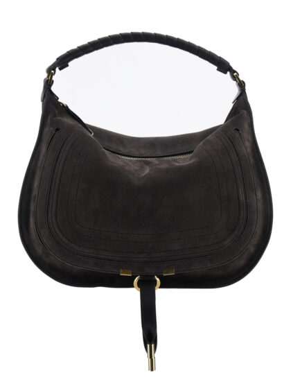 Chloé Brown Shoulder Bag Marcie Medium in Suede for Women Leather - Women