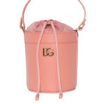 Dolce & Gabbana Junior BUCKET BAG Red Calf Leather Fabric 2 Cotton