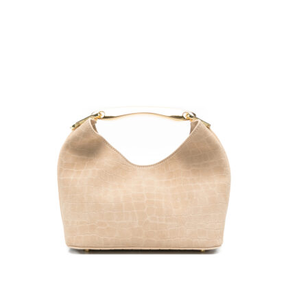 Elleme Small Boomerang Croco-effect Tote Bag