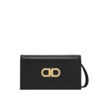 Ferragamo Double Gancini Leather Mini Bag