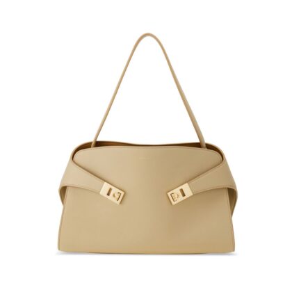 Ferragamo Medium Hug Leather Shoulder Bag