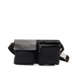 GG Canvas Double Pocket Belt Bag