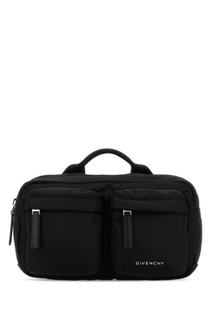 Givenchy Black Fabric Essential U Belt Bag Beauty Case - Men